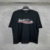 Designer t-shirt Shirt High Edition Classic Graffiti Coke Devant Dos Lettre Lit Burnout Col Rond T-shirt à Manches Lâches