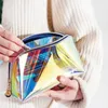 Cosmetic Bags Cases Laser Ins Style Korean s Semicircle Travel Buggy Portable Dumpling Shaped Transparent Wash 230503