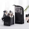 Cosmetische tassen Gevallen 1 PC Stand voor vrouwen Clear Zipper Make -up Travel Vrouwelijke borstelhouder Organisator Toiletrie 230503