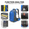 Outdoor Bags Men's Women's Nylon Waterproof Backpack Travel Mountaineering Hiking Mountaineering Outdoor Sports School Bag High Quality Backp 230504