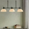 Lâmpadas pendentes Luzes de iluminação industrial vintage American Loft LED 3 Cabeças Retro Light Light Edison Bulbo Freptle