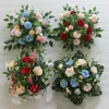 Fiori decorativi 2 pz/lotto Sen Style DIY Wedding Stage Decor Tavolo artificiale Silk Rose Peony Plant Design misto Flower Display Prodotti