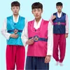 الملابس العرقية الرجال الكورية التقليدية أزياء الرقص الشرقي الملابس الآسيوية القديمة