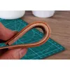 Leathercraft wuta drewniana skórzana krawędź Burnisher skórzany zestaw szlifierów gładkie rowki skórzane krawędź skórzane narzędzia 3pcs/pakiet