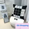 Retail Striped Pillow Living Room Sofa Cushion Cover Car and Office Waist Support Cushion Afternoon Nap Pillow Bed Head Backrest Cushion Pillow
