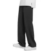 Herrenhose Sommer Herrenhose Einfarbig Breites Bein Drapiert Relaxed Fit Hohe Taillenhose Streetwear 230504