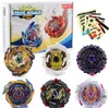 Dönen Top B-X Toupie Patlama Beyblade Üst 6pcs Metal Booster Gyroskop oyuncak set 2pcs Launchers kombinasyonu Kutu 230504