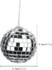 Tuindecoraties Kleur Veranderende Disco Mirror Ball Lamp Zonne -aangedreven Wind Chime Mobiel Hangend Licht voor Landscape Pathway Festival Decor 230504