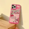 Phone Case For IPhone 14 7 8 Plus 13 Mini 11 12 Pro Max X XS XR Cute Sweet Pop Cherry Girls Water Gun Silicone Soft Back Cover