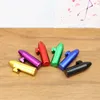 Bullet Shape Metal Snuff Snorter Sniffer Pipe Tubi per tabacco Distributore di sigarette Mini Sniff Metal Tube Nasale Bottiglia di alluminio Razzo a forma di proiettile 7 colori