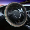 Lenkradbezüge Boho-Stil Auto – Damen Herren Soft Blue Stripe Cool Interior Accessoires Universal 15 Zoll
