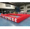 Atividades ao ar livre de navio grátis 8x5m sinuca inflável personalizada 33 bilhar snooker de ar para venda