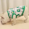 Dog Apparel French Bulldog Dog Clothing Summer Pug Dog Vest Corgi Schnauzer Poodle Bichon Frenchie Dog Costume Apparel T-shirt Drop 230504