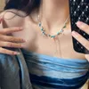 Chaînes doux Cool gland collier de perles pour femmes fille clavicule tour de cou bijoux de mode fête à la mode colliers élégant classique