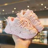 Athletic Outdoor Plush Children Chunky Sneakers Waterproof Boys Sport Shoes Comfortale Arch Support Girls Running Shoes Barn Skor Storlek 23-37