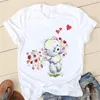 Womens TShirt Tee Women Casual Top Love Tree Lovely Leopard Clothes Lady Manica corta Moda Estate Tshirt Primavera Donna Graphic TShirt 230503