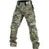 Pantaloni da uomo Pantaloni tattici da esterno Pantaloni da allenamento multitasche da uomo Pantaloni cargo da campo militari traspiranti Ripstop Primavera Autunno 230504