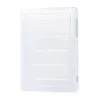 Forniture per archiviazione A4 A5 Cartella file trasparente Carta di grande capacità Data Book Manager Office Cancelleria Storage Home Arancione