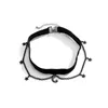 Kedjor koreanska mode svart sammet choker halsband för kvinnor goth moon stjärna pendell elegant estetiska kpop smycken collier femme