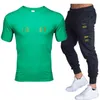 2023 verão dos homens designer fatos de treino casual roupas esportivas moda terno basquete camiseta calças conjunto luxo marca fitness c2389