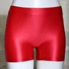 Shorts femininos brilhantes veja através de mulheres homens de roupa íntima calcinha de boxer masculina masculina