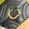 7A Quality Cross Body Designer bags handbag tote bag Women Fashion Marmont Classic Cross body Luxuries Genuine Leather With Serial Number Dust bags Fast Shipping New