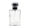 wholesale 30ML square glass perfume bottle cosmetic empty bottle dispensing nozzle spray bottles opp package