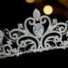 Haarspangen Haarspangen Classic Love European Zirconia Bridal Tiara Crystal Crown Plated Wedding Dress With Bride AccessoriesHair