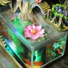 Aquariums Acrylic Aquarium Rockery Water Fountain Feng Shui Wheel Decoration Living Room Household Device