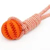 Jouets pour animaux de compagnie, boule à nœud pour chien, entraînement, exercice Ndestructible, exercice de la mâchoire, balle à mâcher, utilisée pour l'entraînement, jouets de nettoyage des dents