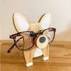 Bathroom Shelves 1 Pc Animal Glasses Rack Cute 3D Animal Wood Carvings Sunglass Display Rack Shelf Eyeglasses Show Stand Jewelry Holder Showcase 230503