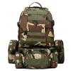 55L utomhussport 3d Molle 600D Militär Nylon slitfast taktisk ryggsäck camping vandring ryggsäck bergsklättring klättring väska280k