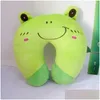 Cuscino Cartoon Kids Ushaped Peluche Collo Pisolino Pausa pranzo Cuscini da viaggio cervicali per bambini Drop Delivery Home Garden Textiles Beddi Dhhd6