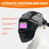 Caschi per saldatura Casco automatico Maschera a luce variabile Scudo solare Protezione per gli occhi Occhiali oscuranti per saldatura ad arco Taglio smerigliato 230428