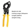 Cleaners Ratchet Electrician Cable Cutter Plier Scissors Copper Aluminum Wire Cutting Plier Hand Tool Hand Plier for Large Cable Lk325