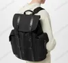 CHRISTOPHER Mochila de diseñador para hombre Monogramas en relieve Lona de cuero Bolsa de viaje deportiva Bolsa de computadora escolar de gran capacidad M45419 41379 43735