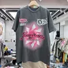 Футболки футболки мужские негабаритные рубашки Us Size Suprior Heavy Fabic Ruped Thirts Real Pics Vintage Black Tee