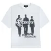 Мужские футболки мужчины уличная одежда хип -хоп рубашка Негабаритная графическая ретро винтаж Хараджуку свободный хлопковый футбол