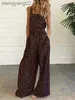 Women's Jumpsuits Rompers VONDA 2023 Oversize Holiday Sleeveless Jumpsuit Summer Women Long Cotton Rompers Casual Overalls Wide Leg Pants Party Playsuits T230504