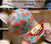 Kvalitet 8888High Strawberry Baseball Caps Mans Cotton Cactus Classic Letter Ball Caps Summer Women Sun Hatts Outdoor Justerbar Snapback Cap Girl's Cute Visor44222