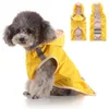 Hondenkleding Pet Dog Waterdichte regenjas jumpsuit Reflecterende regenjas