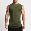 Mens Tank Tops Summer Gym Top Men Cotton Bodybuilding Fitness Sleeveless T Shirt Workout Clothing Compression Sportwear Muscle Vests 230504