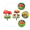 Geschenkwikkeling 2 stks Outdoor Garden Stakes Mushroom ingebrachte ornament Courtyard Stake Lawn
