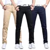 Men S Pants Classic 9 Color Casual Men Spring Summer Business Fashion Comfortabele Stretch Cotton Straigh Jeans broek 230503