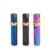 Cheapest Compact Jet Butane Gas Lighter jet flame Torch Grinding Wheel Fire Straight Lighters Cigarette Lighter for Smoker Gift