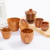 Tumblers Wood Big Belly Cups Handgjorda jujube trähandtag koppar öl te kaffemjölk vatten kopp kök bar dricker för kök bar 1pc 230503