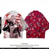 Этническая одежда бензопила мужчина 3D печать кимоно -хаори, женщины, кардиган, китайская традиционная японская азиатская одежда