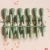 False Nails 24pcs Ultimo caramelle a lungo puntato Falso sexy verde J1828