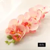 Decorative Flowers 5Pcs/lot 9Heads Large Butterfly Orchid Artificial Decoration Home Wedding Display Fake Silk Branch Wreath