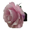 Fleurs décoratives Portable 7-head Wedding Centerpiece Round Head Simulation Flower For Office